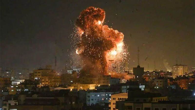 La ocupaci&oacute;n israel&iacute; bombardea Gaza tras el impacto de dos cohetes en Tel Aviv