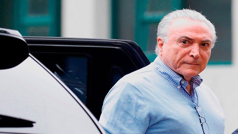 La Polic&iacute;a Federal detiene al expresidente de Brasil Michel Temer