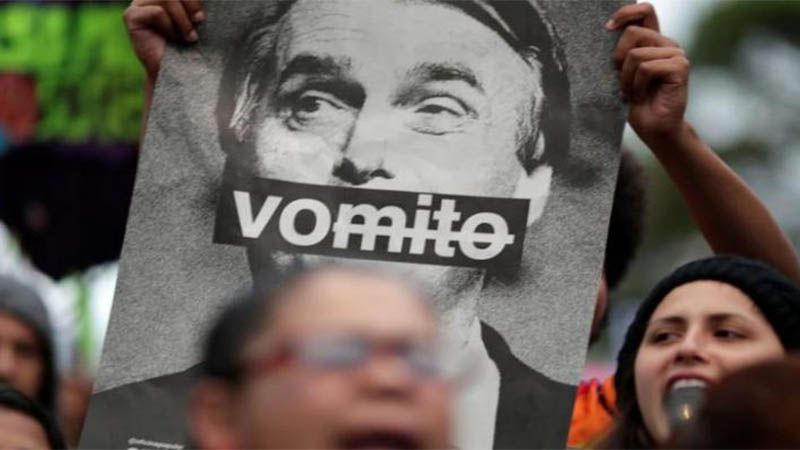 Bolsonaro admite que no es bienvenido en ninguna parte, sobre todo en Chile