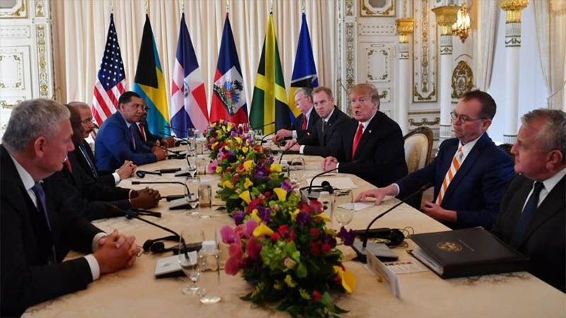 Trump promete invertir en pa&iacute;ses que respaldan al golpista Guaid&oacute;