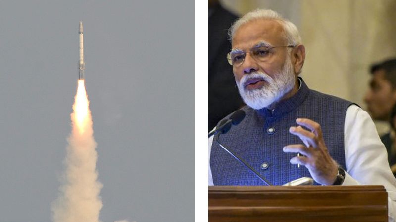 India p&uacute;blica im&aacute;genes del lanzamiento de un misil que derrib&oacute; a un sat&eacute;lite