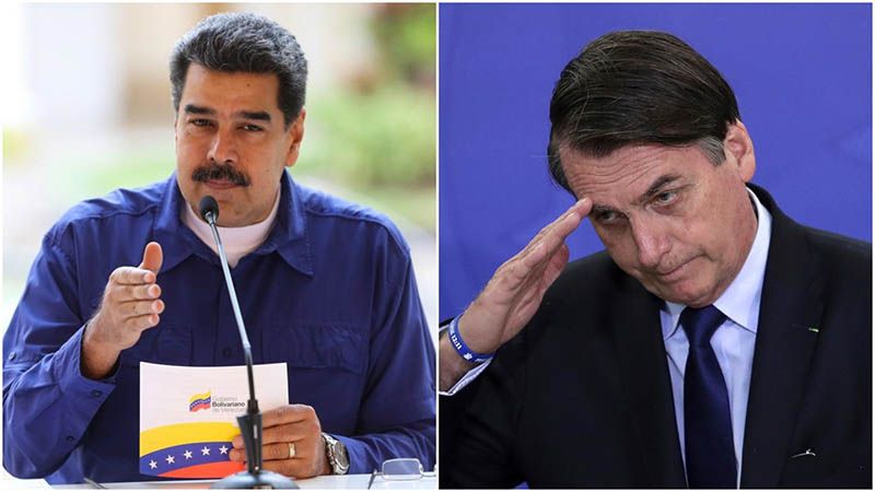 Dura respuesta de Maduro a Bolsonaro tras amenazar con invadir Venezuela