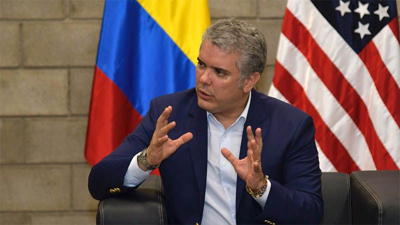 Para Iv&aacute;n Duque sacar a Maduro del poder en Venezuela es &ldquo;una causa personal&rdquo;