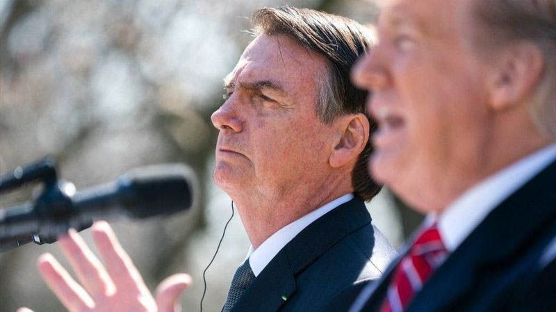 Bolsonaro no descarta la opci&oacute;n militar contra Venezuela, y lo deja en manos de Trump
