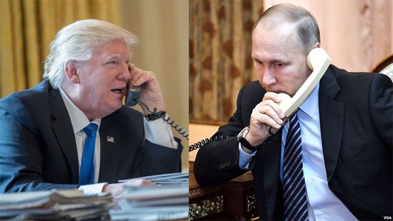 Putin y Trump discuten la situaci&oacute;n en Venezuela y Corea del Norte en conversaci&oacute;n telef&oacute;nica