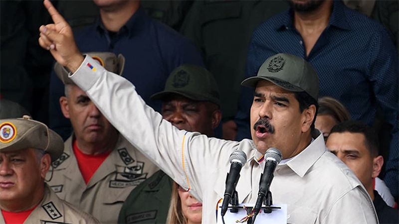 Maduro visita el Centro de Adiestramiento militar en el estado Cojedes