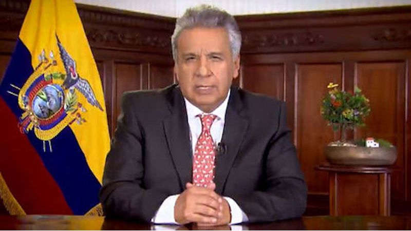 Fiscal&iacute;a de Ecuador cita a Len&iacute;n Moreno por el caso Ola Bini