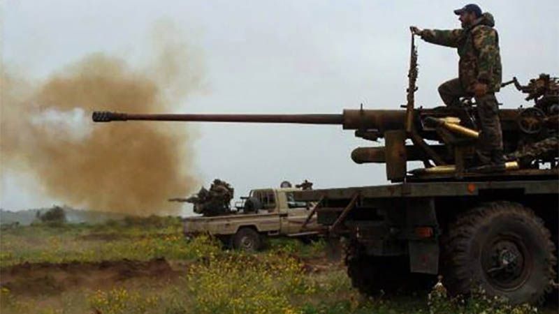 Siria bombardea posiciones terroristas en Alepo