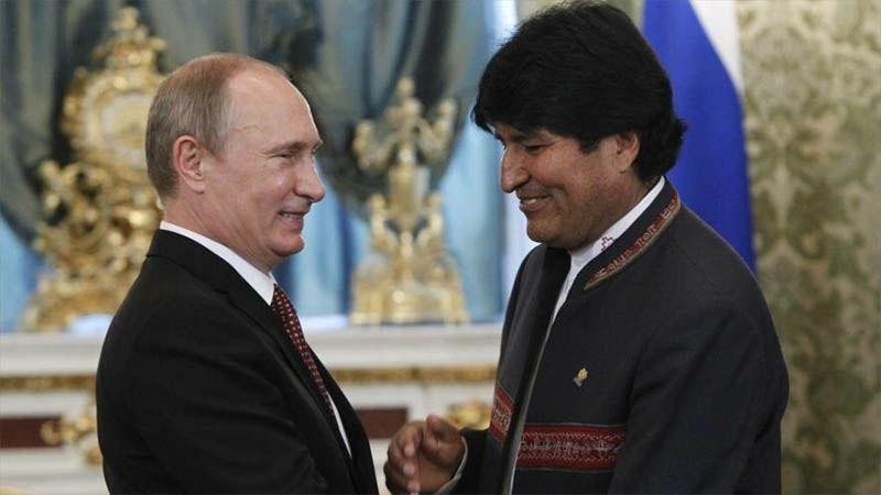 Rusia garantiza la no intervenci&oacute;n de EEUU en Am&eacute;rica Latina, afirma Evo Morales