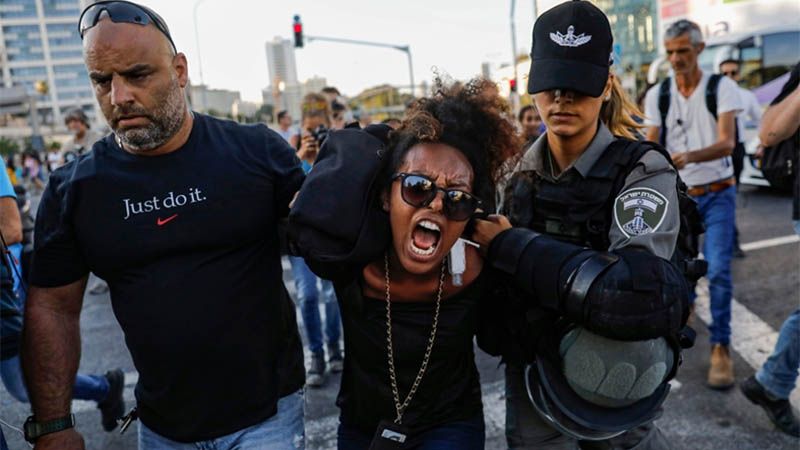 Los falashas se rebelan contra la discriminaci&oacute;n en Palestina ocupada