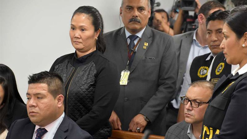 Aplazan audiencia que tratar&iacute;a liberaci&oacute;n de Keiko Fujimori