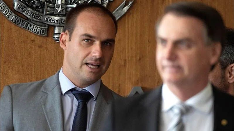 Bolsonaro podr&iacute;a nombrar a su hijo Eduardo embajador de Brasil en EEUU