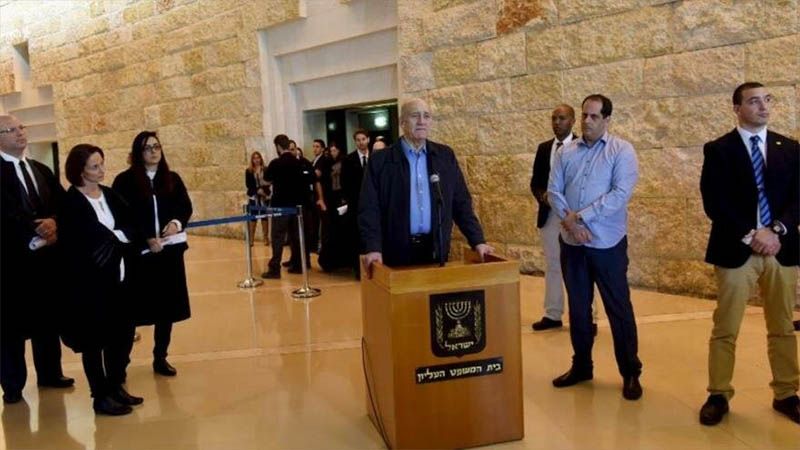 Ex premier israel&iacute; cancela viaje a Suiza por temor a ser arrestado