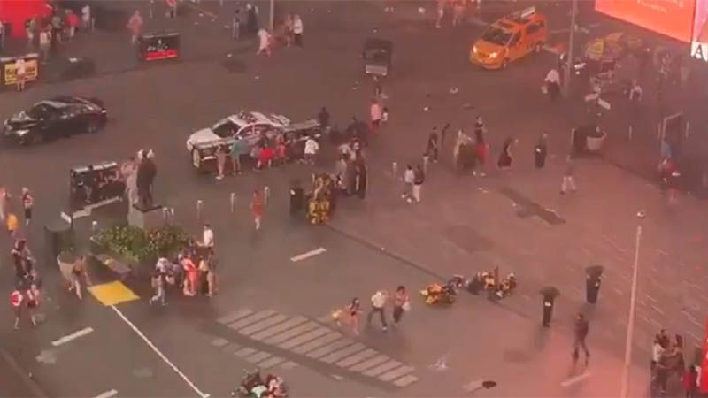 Caos y p&aacute;nico en el centro de Nueva York por una falsa alarma de tiroteo