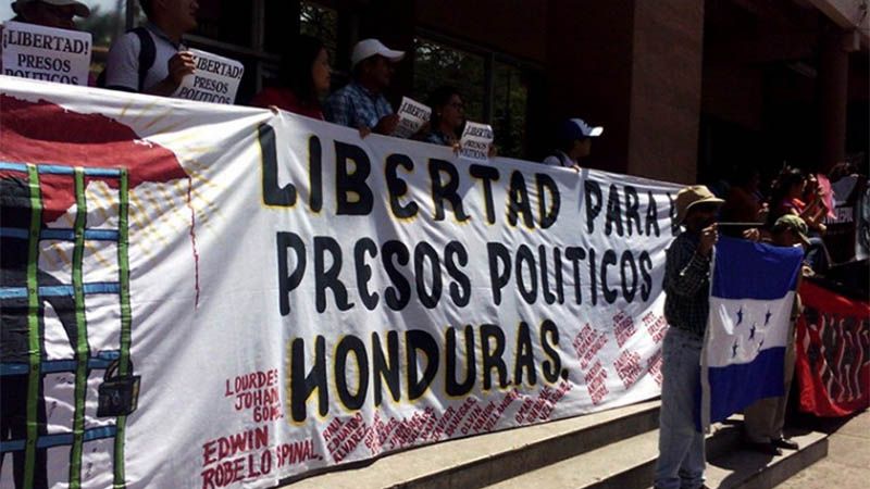 Liberan a dos presos pol&iacute;ticos en Honduras tras m&aacute;s de un a&ntilde;o en prisi&oacute;n