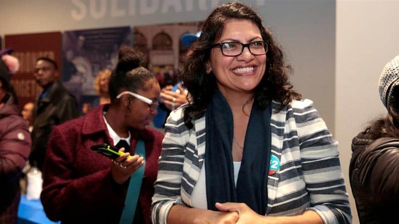 La congresista dem&oacute;crata Rashida Tlaib boicotea a la entidad sionista