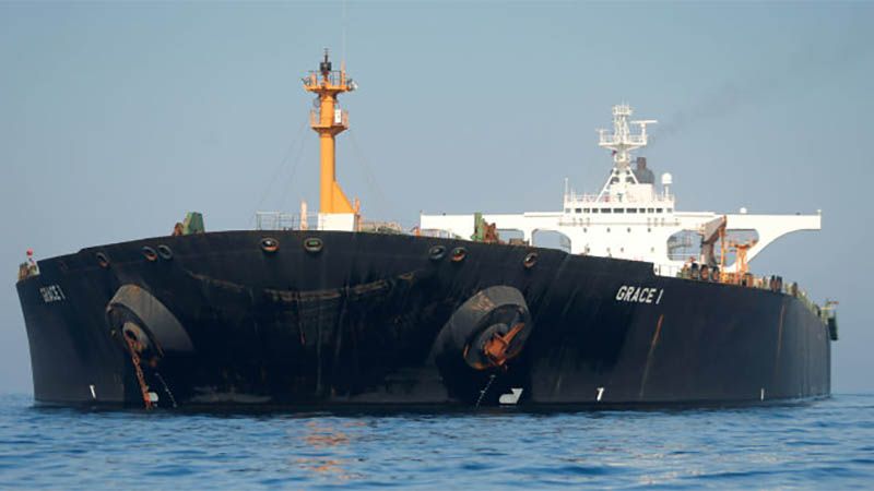 El petrolero iran&iacute; Grace 1 abandona las aguas de Gibraltar