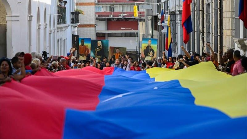 Venezolanos vuelven a las calles contra sanciones de EEUU