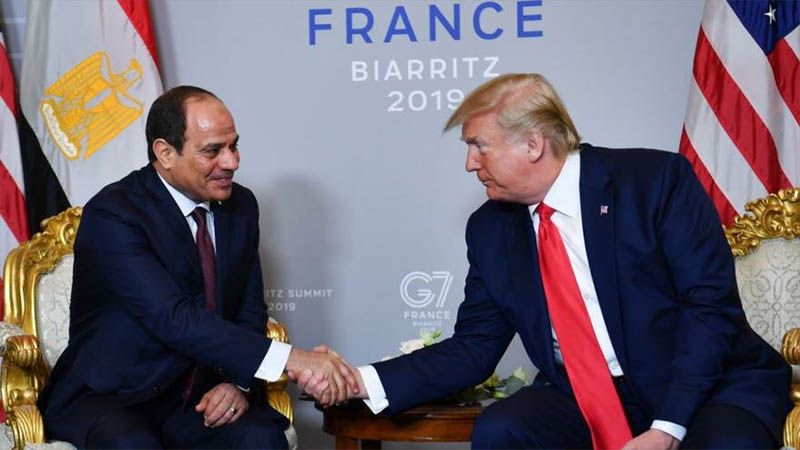 El presidente egipcio Al Sisi es el &ldquo;dictador favorita de Trump