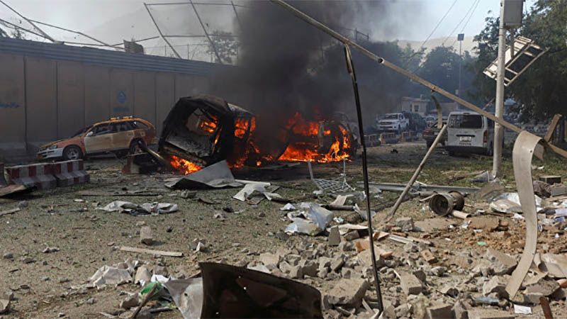 Una explosi&oacute;n cerca del edificio de la Embajada de EEUU en Kabul