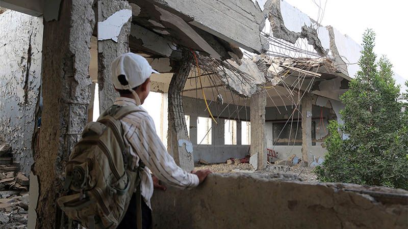Dos millones de ni&ntilde;os yemen&iacute;es privados de escolarizaci&oacute;n por culpa de la agresi&oacute;n saud&iacute;