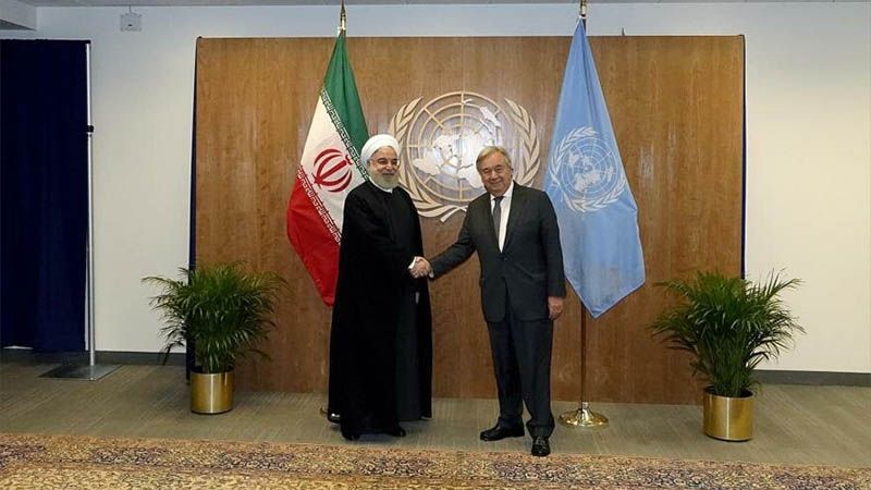 Rohani lamenta inacci&oacute;n de la ONU ante cr&iacute;menes de EEUU y el r&eacute;gimen sionista