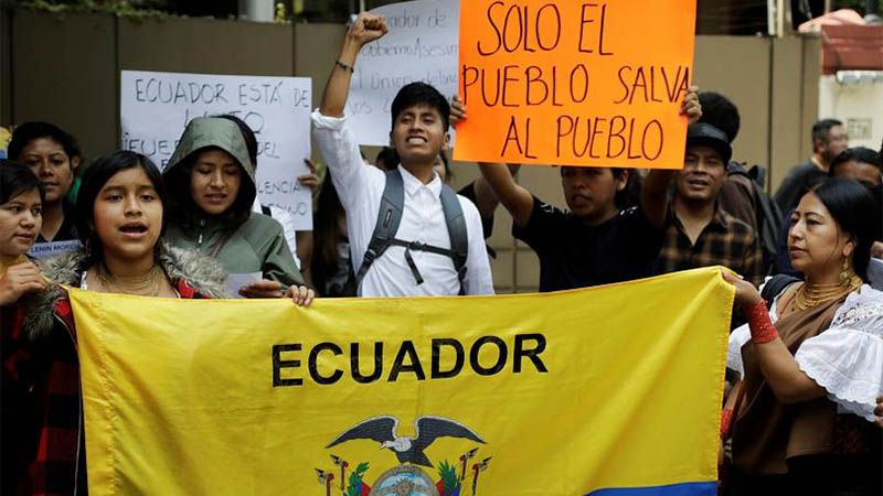 Los tres pedidos de la Conaie para dialogar con el Gobierno de Len&iacute;n Moreno