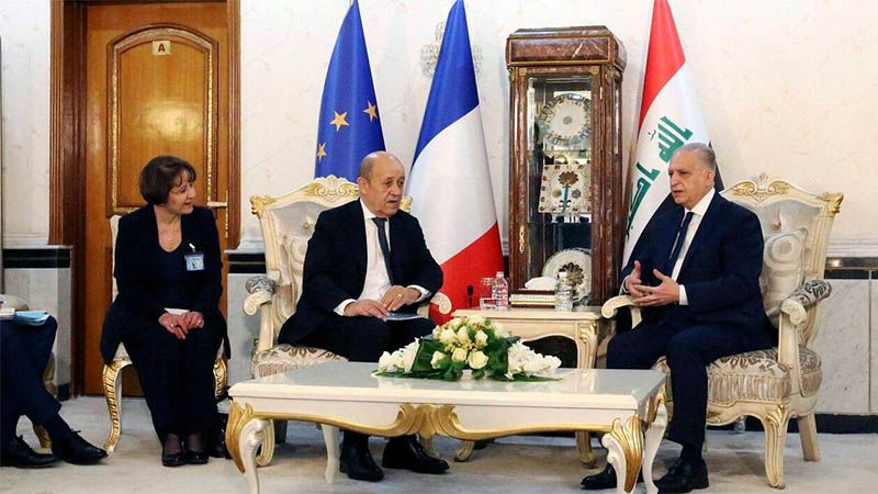 Ministro franc&eacute;s aborda en Bagdad el futuro de los terroristas extranjeros detenidos en Siria