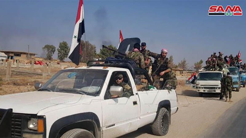 El Ej&eacute;rcito sirio contin&uacute;a su despliegue en el norte y entra en la ciudad de Ain Arab