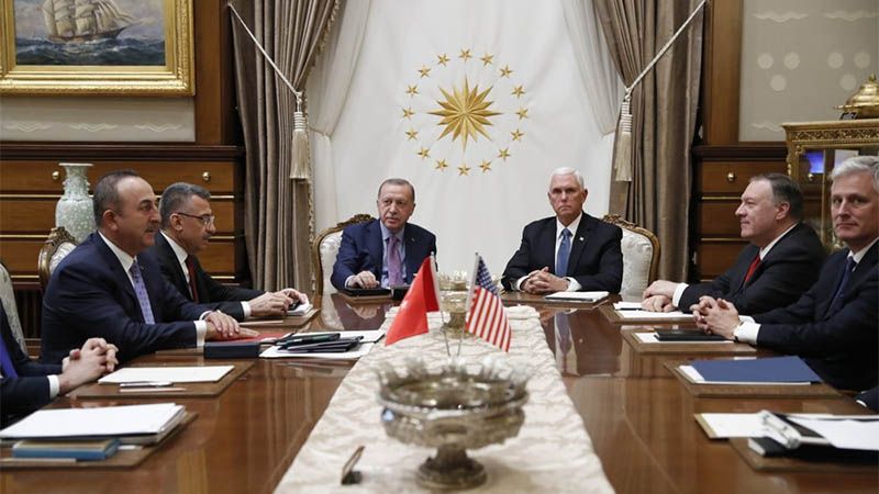 Estados Unidos y Turqu&iacute;a acuerdan el cese al fuego en Siria