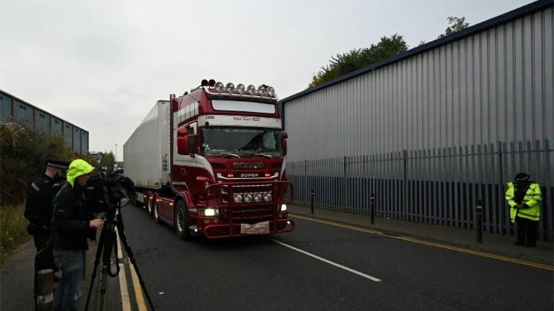 Los 39 muertos hallados en un cami&oacute;n en el Reino Unido eran chinos