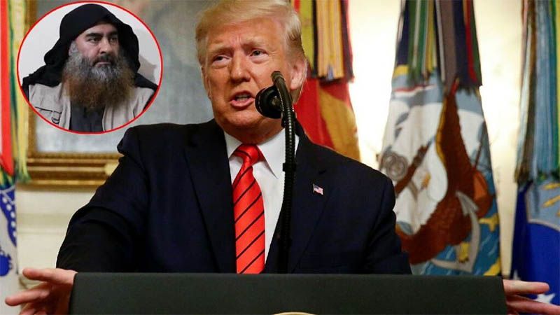 Trump anuncia la eliminaci&oacute;n del l&iacute;der de Daesh