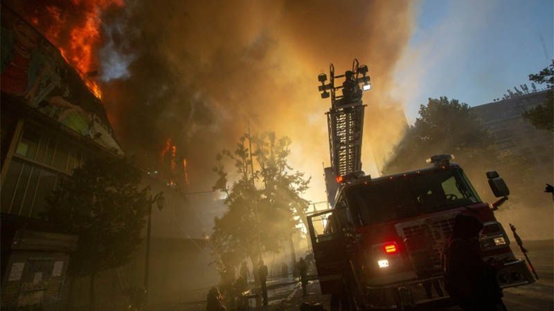 Se reanudan las protestas violentas en Chile
