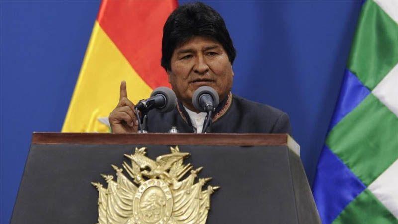 Evo Morales alerta que &ldquo;la oposici&oacute;n boliviana busca sangre y muertos&rdquo;