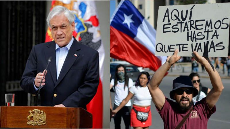El presidente chileno, Sebasti&aacute;n Pi&ntilde;era, afirma que no dimitir&aacute; pese a las protestas