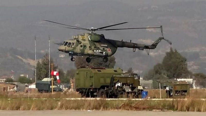 Helic&oacute;pteros rusos patrullan a diario el norte de Siria
