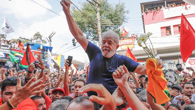 El l&iacute;der brasile&ntilde;o Lula a un paso de la Libertad