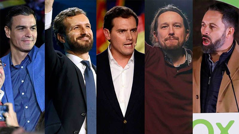 Partidos pol&iacute;ticos de Espa&ntilde;a cierran sus campa&ntilde;as electorales