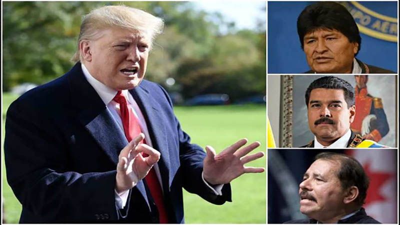 Trump saluda el golpe de Estado en Bolivia y amenaza a Venezuela y Nicaragua