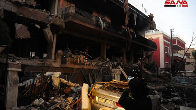 Dos muertos en ataque israel&iacute; a un edificio residencial en Damasco