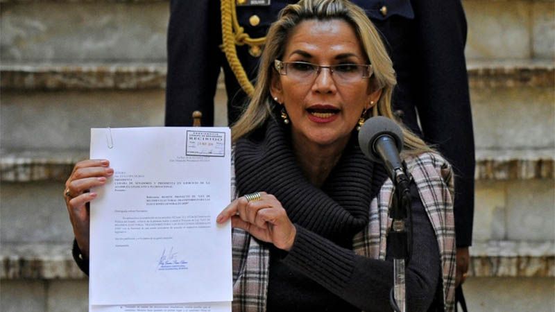 &Aacute;&ntilde;ez env&iacute;a proyecto de ley al Legislativo para elecciones en Bolivia