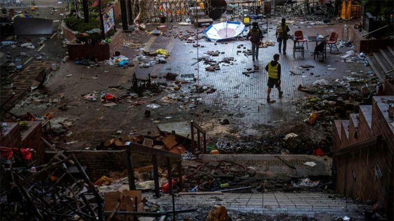 China promete replicar a EEUU tras el apoyo a manifestantes de Hong Kong