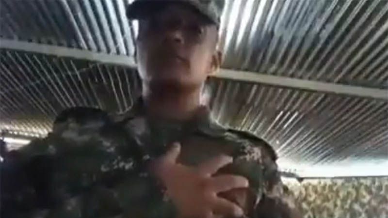 Soldado colombiano se quita la vida tras grabar video de apoyo a protestas contra Gobierno