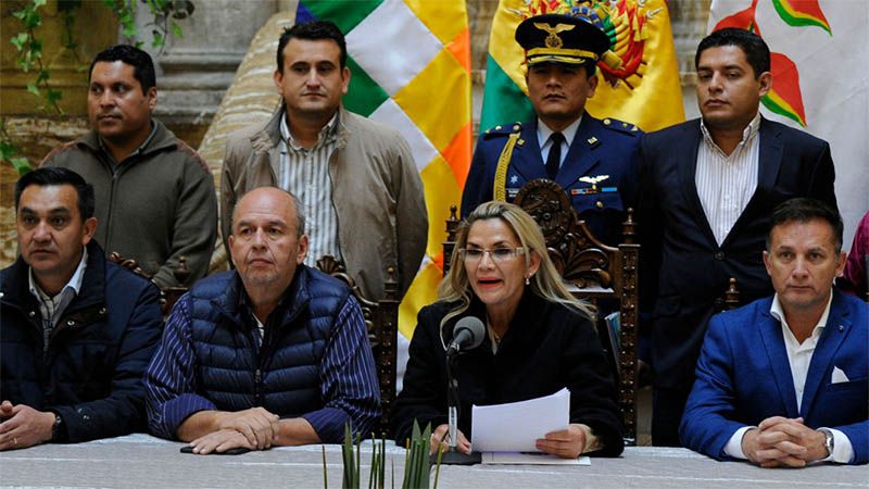 El gobierno de Jeanine &Aacute;&ntilde;ez restablece relaciones con el r&eacute;gimen sionista