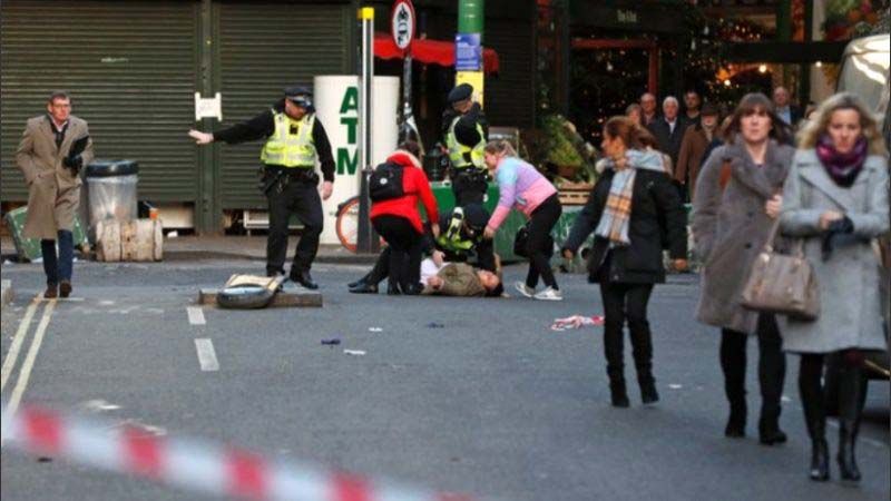 Abatido por la Polic&iacute;a el sospechoso del apu&ntilde;alamiento en el Puente de Londres
