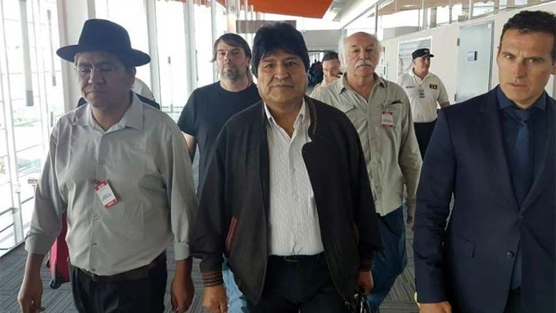 Morales anuncia desde Argentina que seguir&aacute; su lucha para unir a la Patria Grande Latinoamericana
