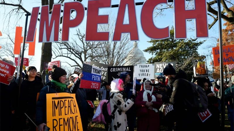 La C&aacute;mara Baja de EEUU aprueba someter a Trump a un juicio pol&iacute;tico