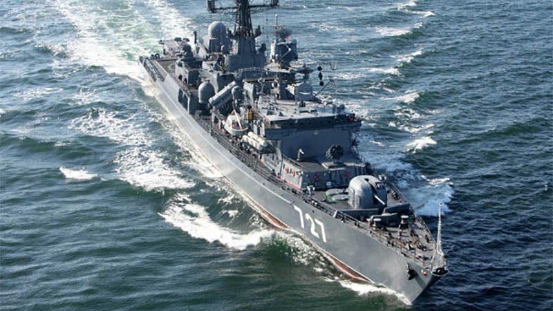 Tres buques de la Armada rusa se dirigen al puerto iran&iacute; de Chabahar