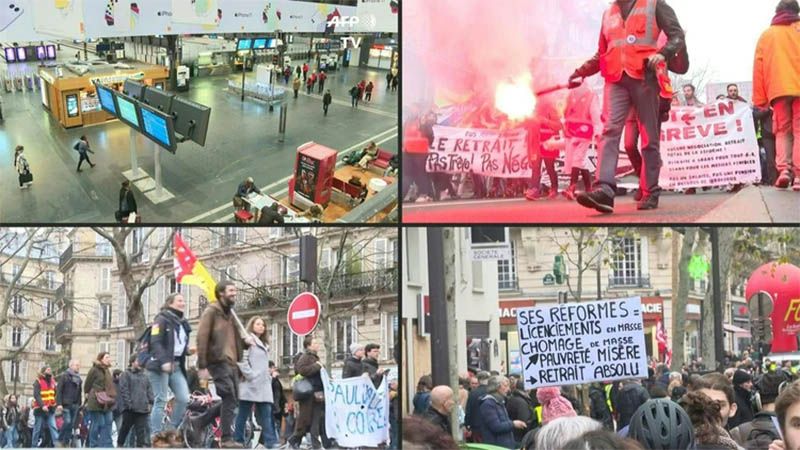 Tercera semana de huelga en Francia sin perspectivas de acuerdo antes de Navidad