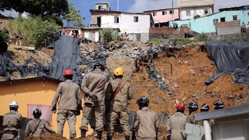Mueren siete personas por deslizamiento de tierra en el noreste de Brasil
